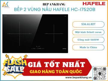  Bếp từ 2 vùng nấu Hafele HC-I7520B 536.61.827